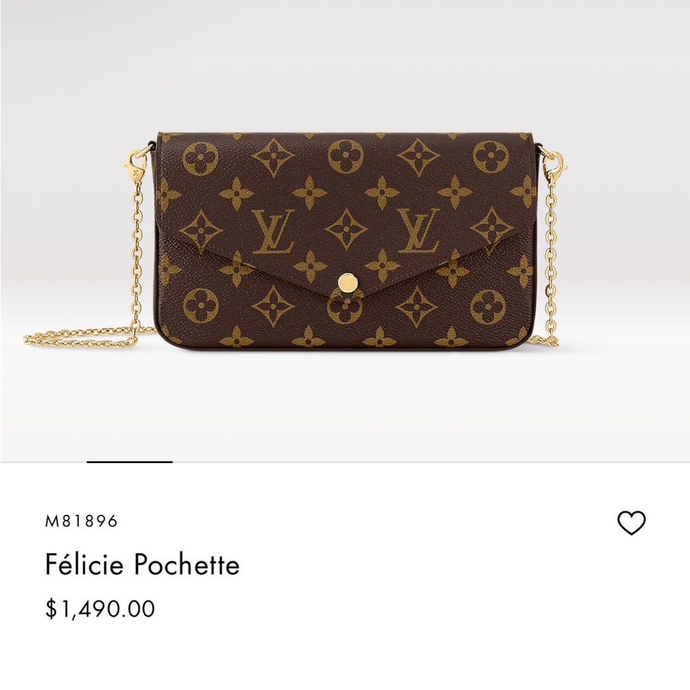 Authentic Louis Vuitton felicie bag - Picture 2 of 9